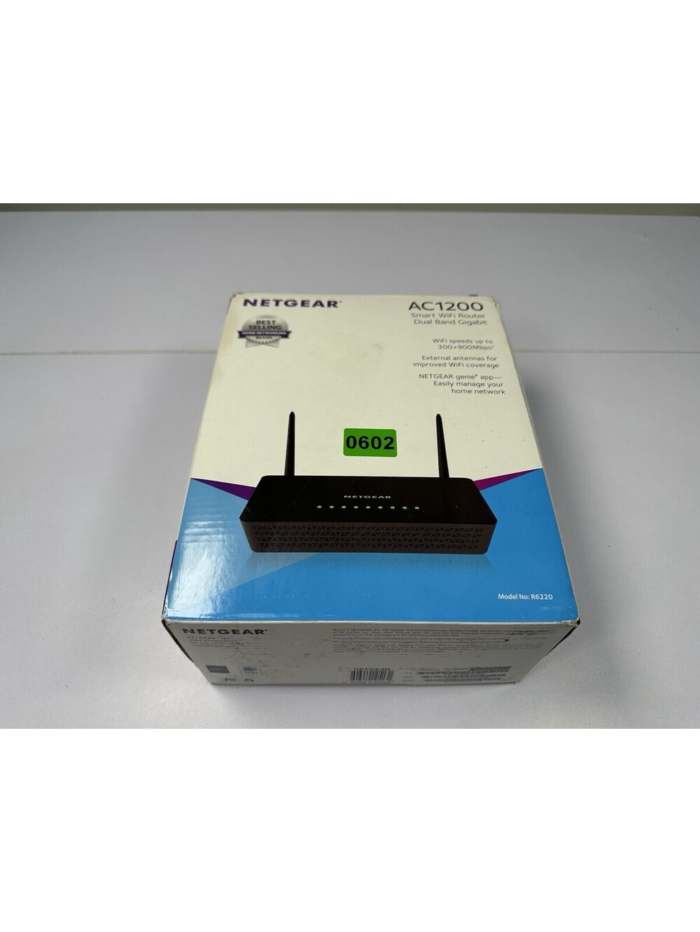 NETGEAR R6220 AC1200 Dual Band Smart WiFi Router Tested w/ OEM Adapter & Box - Picture 6 of 6